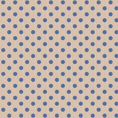 Creating Memories Summer Woven Blue Polkadot Fabric-Tilda Fabrics-My Favorite Quilt Store