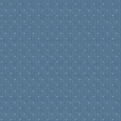 Creating Memories Summer Woven Blue Tinydot Fabric