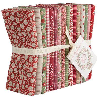 Creating Memories Winter Fat Quarter Bundle 16pc.-Tilda Fabrics-My Favorite Quilt Store