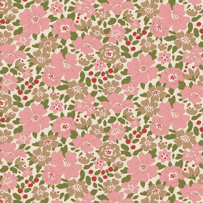 Creating Memories Winter Pink Harper Fabric-Tilda Fabrics-My Favorite Quilt Store