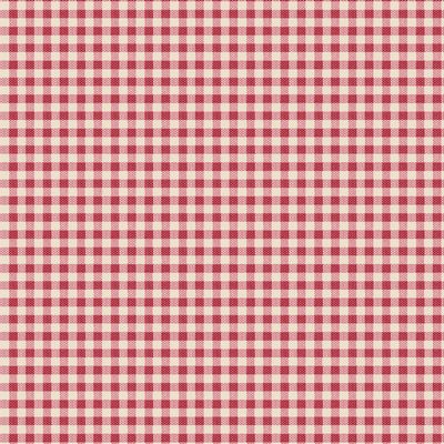 Creating Memories Winter Woven Red Gingham Fabric