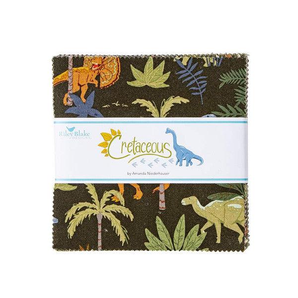 Cretaceous 5" Charm Pack-Riley Blake Fabrics-My Favorite Quilt Store