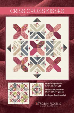 Criss Cross Kisses Quilt Pattern-Moda Fabrics-My Favorite Quilt Store