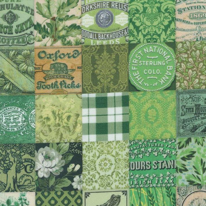 Curated In Color Green Patchwork Fabric-Moda Fabrics-My Favorite Quilt Store