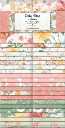 Daisy Days 2 1/2" Strip Pack-Wilmington Prints-My Favorite Quilt Store