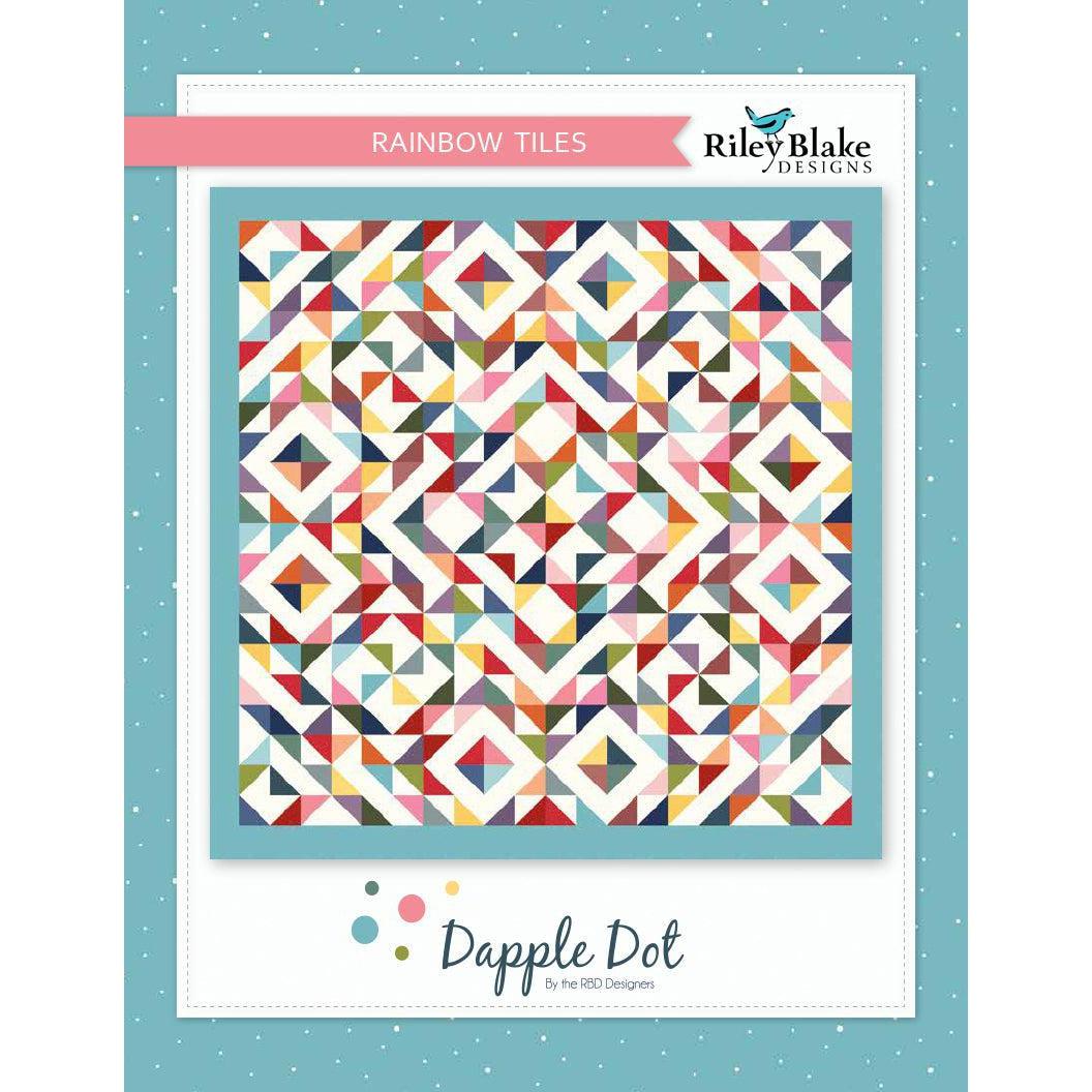 Dapply Dot Rainbow Tiles Quilt Pattern - Free Digital Download-Riley Blake Fabrics-My Favorite Quilt Store