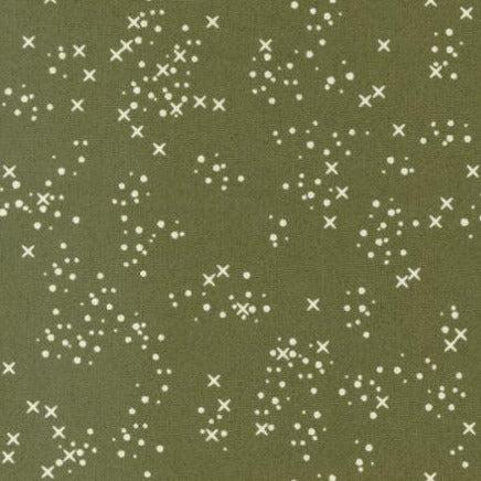 Dawn on the Prairie Dusty Moss Shadow Confetti Dot Fabric-Moda Fabrics-My Favorite Quilt Store