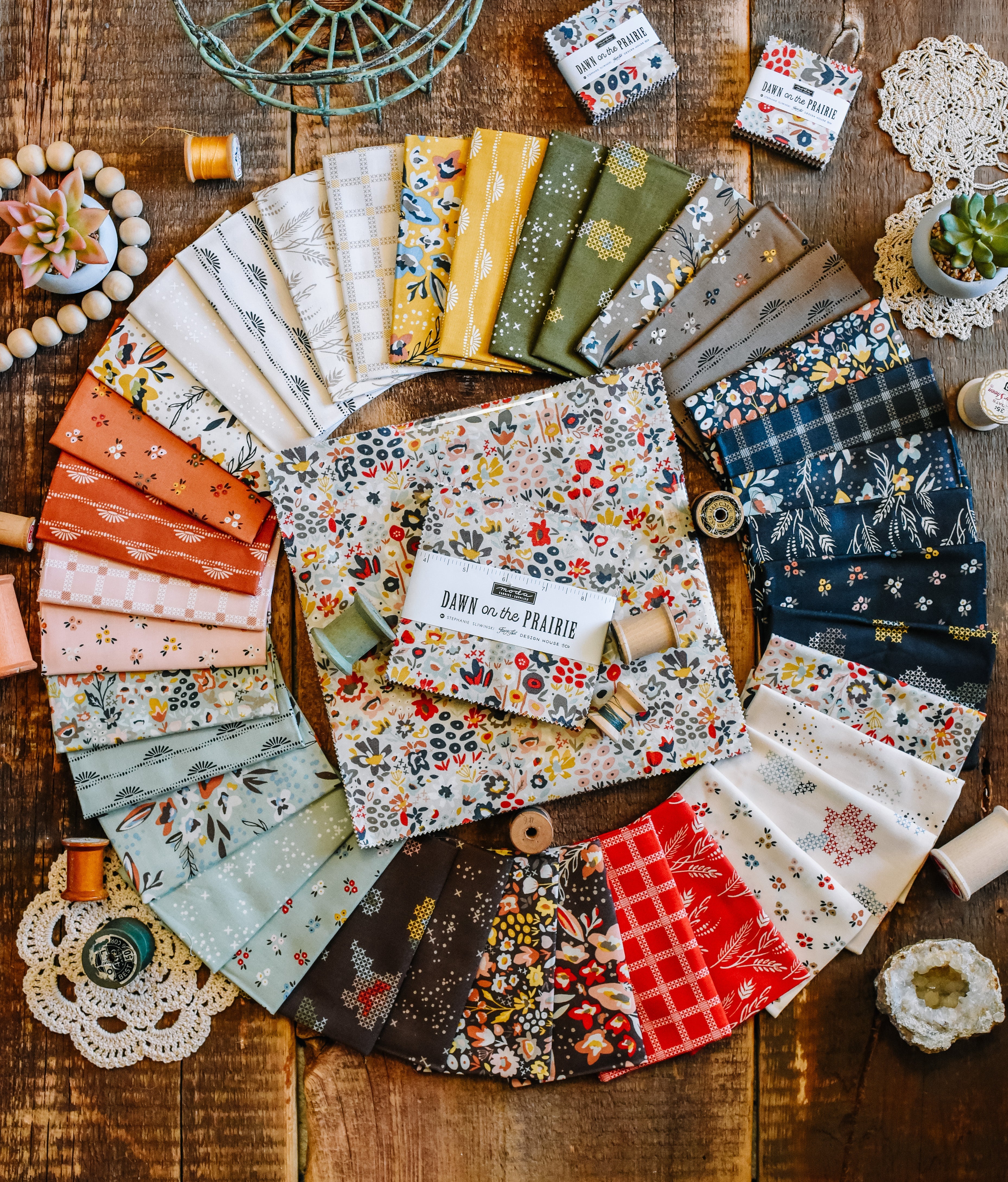 Dawn on the Prairie Fat Quarter Bundle-Moda Fabrics-My Favorite Quilt Store