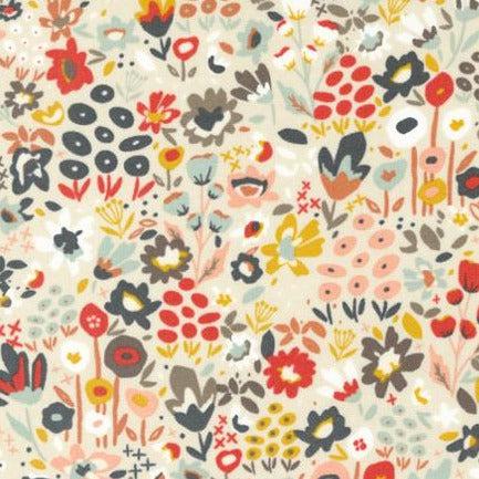 Dawn on the Prairie Stone Path Meadow Florals Fabric