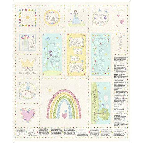 Daydreamer Cream Inspirational 36" Panel-QT Fabrics-My Favorite Quilt Store