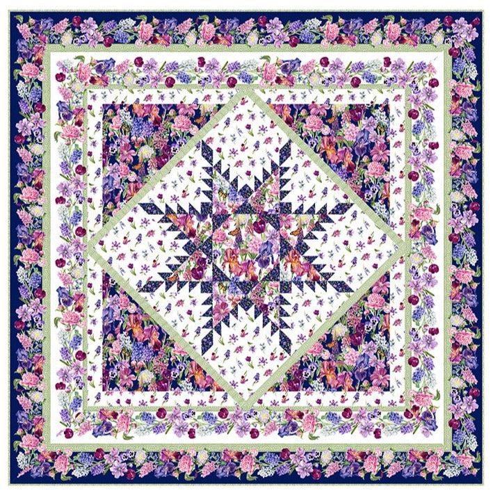 Deborah's Garden Feathered Star Quilt Kit