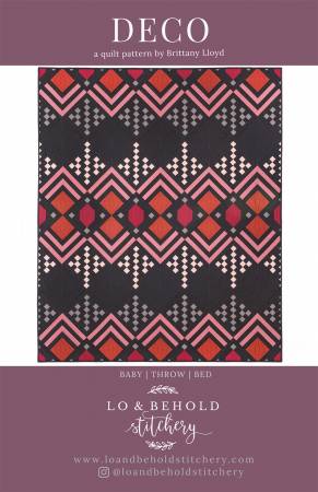 Deco Quilt Pattern-Lo & Behold Stitchery-My Favorite Quilt Store