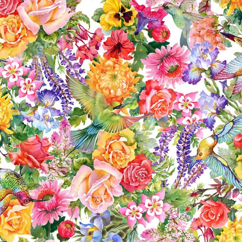 Decoupage Packed Floral Fabric-In The Beginning Fabrics-My Favorite Quilt Store