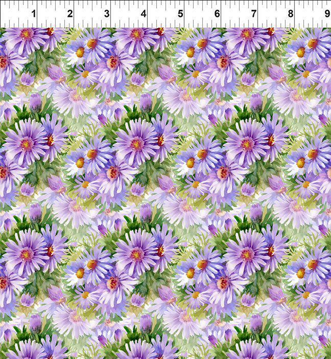 Decoupage Purple Floral Fabric-In The Beginning Fabrics-My Favorite Quilt Store