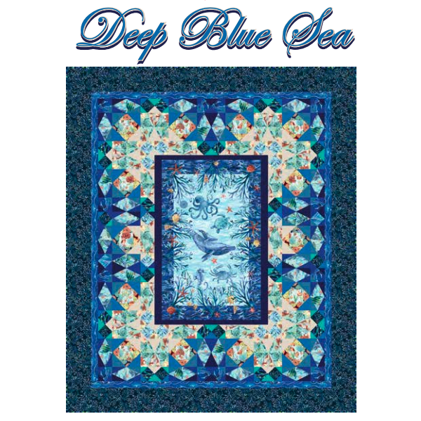Deep Blue Sea Quilt 1 Pattern - Free Digital Download-Studio e Fabrics-My Favorite Quilt Store