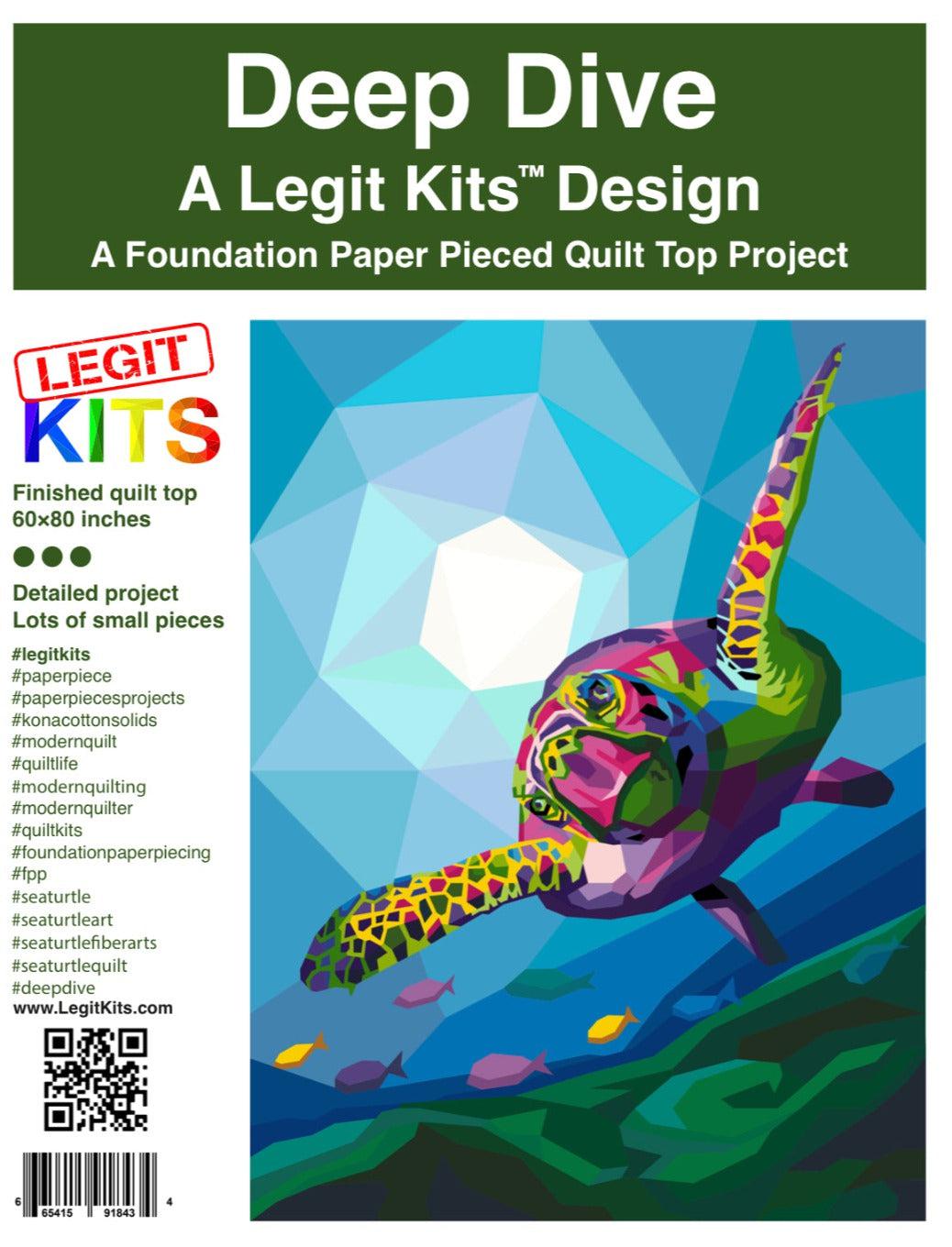 Deep Dive Quilt Kit-Legit Kits-My Favorite Quilt Store