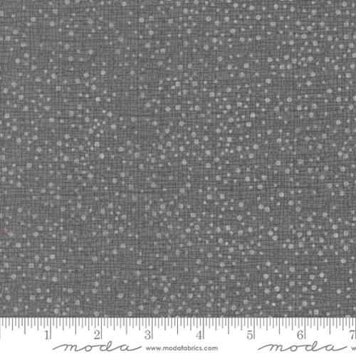 Dotty Thatched Lead Basic Dots Fabric-Moda Fabrics-My Favorite Quilt Store