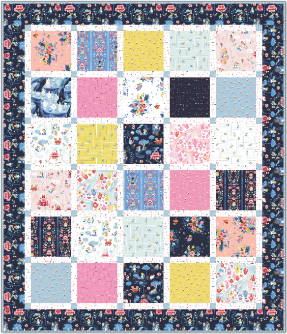 Down the Rabbit Hole Quilt Pattern - Free Digital Download-Riley Blake Fabrics-My Favorite Quilt Store