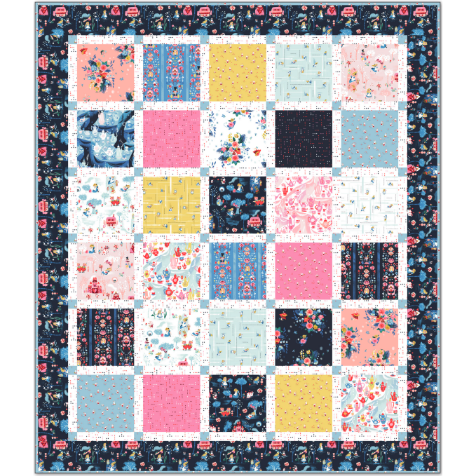 Down the Rabbit Hole Quilt Pattern - Free Digital Download