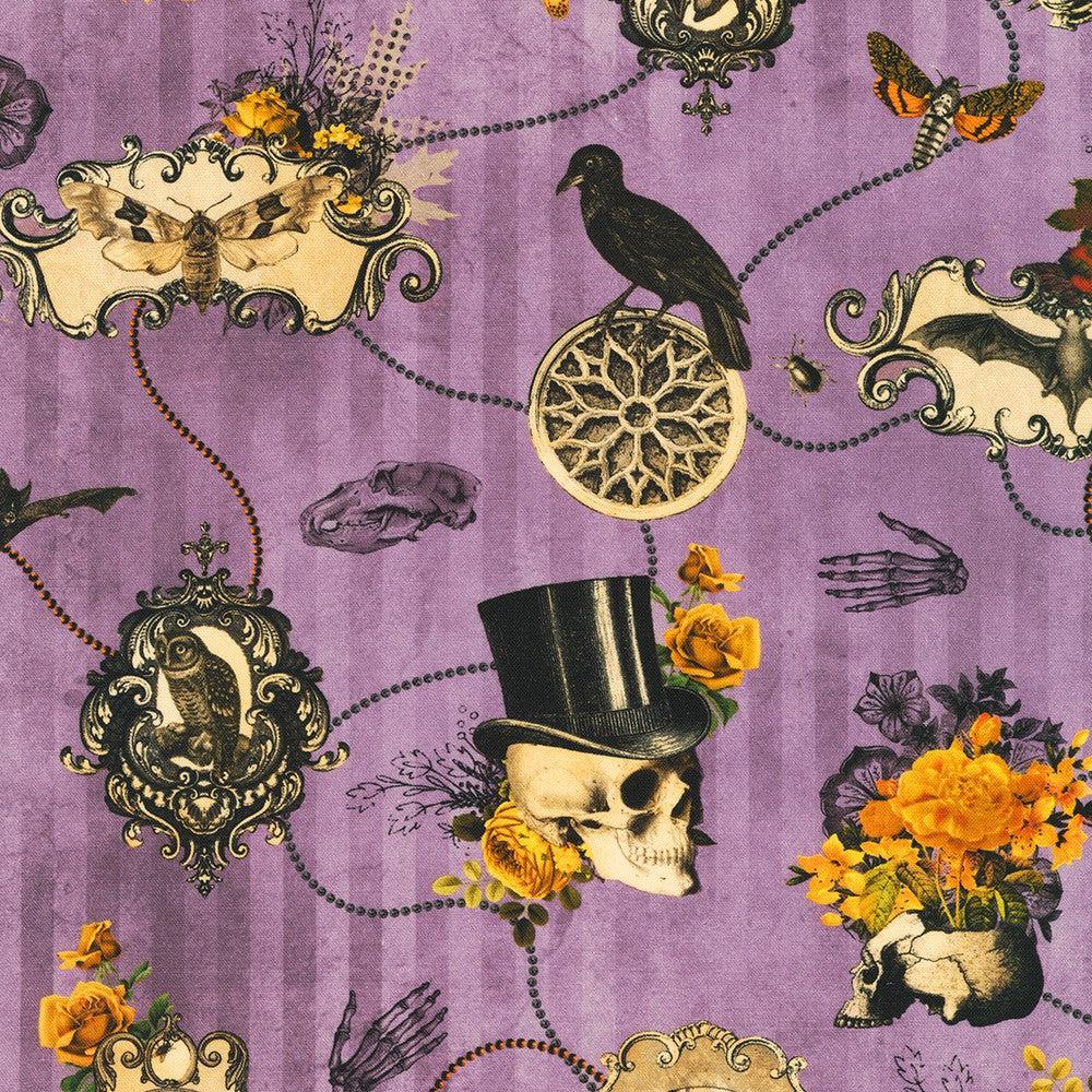 Dreadful Delights Thistle Halloween Fabric