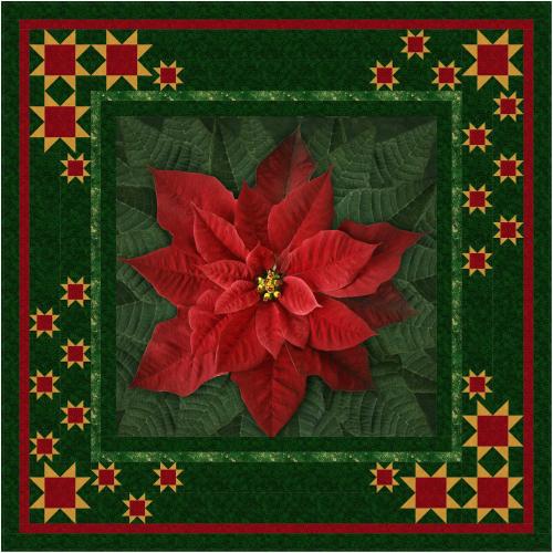 Dream Big Holiday Dream Red Quilt Kit-Hoffman Fabrics-My Favorite Quilt Store