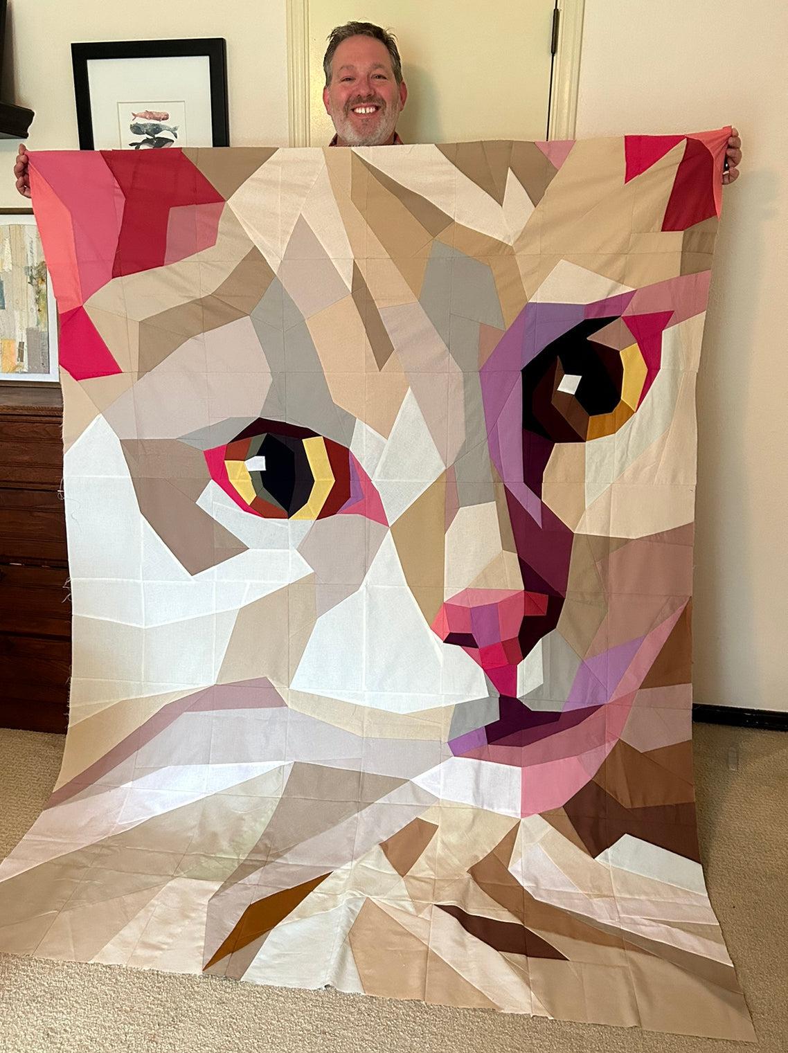 Drum the Cat Quilt Kit-Legit Kits-My Favorite Quilt Store