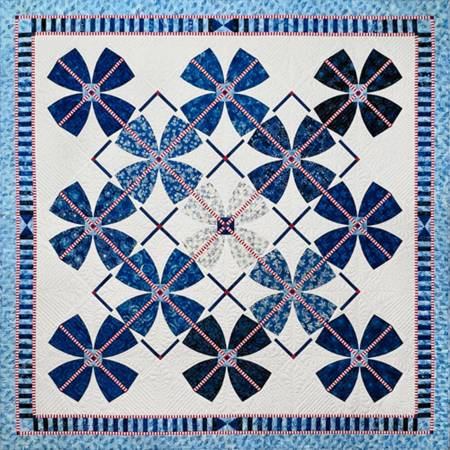 Dutchy Blue Bluebell Quilt Kit