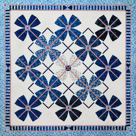 Dutchy Blue Bluebell Quilt Kit-Anthology Fabrics-My Favorite Quilt Store