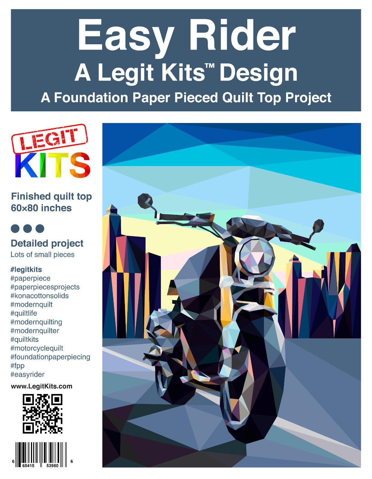 Easy Rider Quilt Kit-Legit Kits-My Favorite Quilt Store