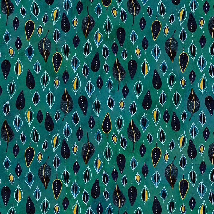 Ebb & Flow Emerald Trickle Fabric-Windham Fabrics-My Favorite Quilt Store