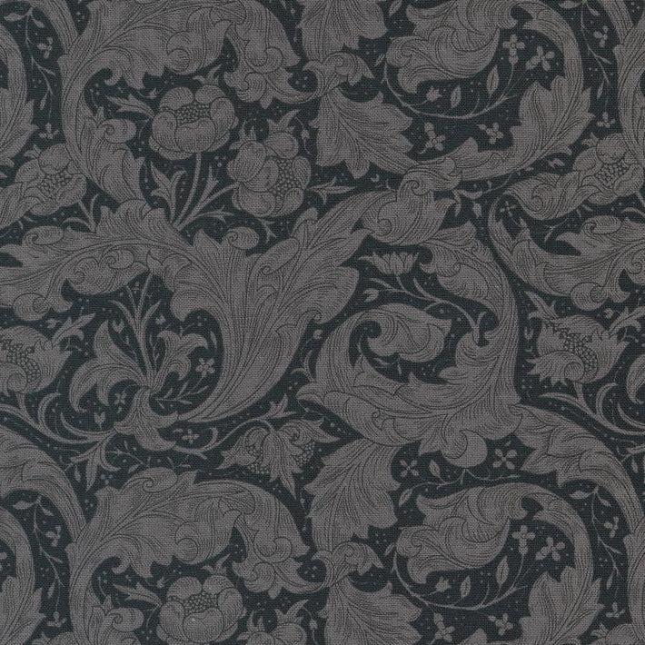 Ebony Suite Ebony Button Floral Leaves Fabric