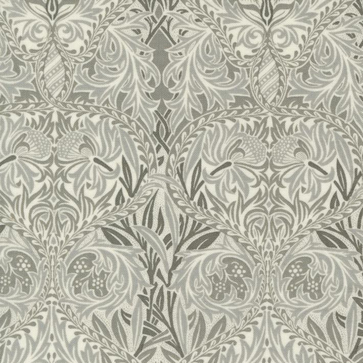 Ebony Suite Porcelain Iris Damask Fabric-Moda Fabrics-My Favorite Quilt Store