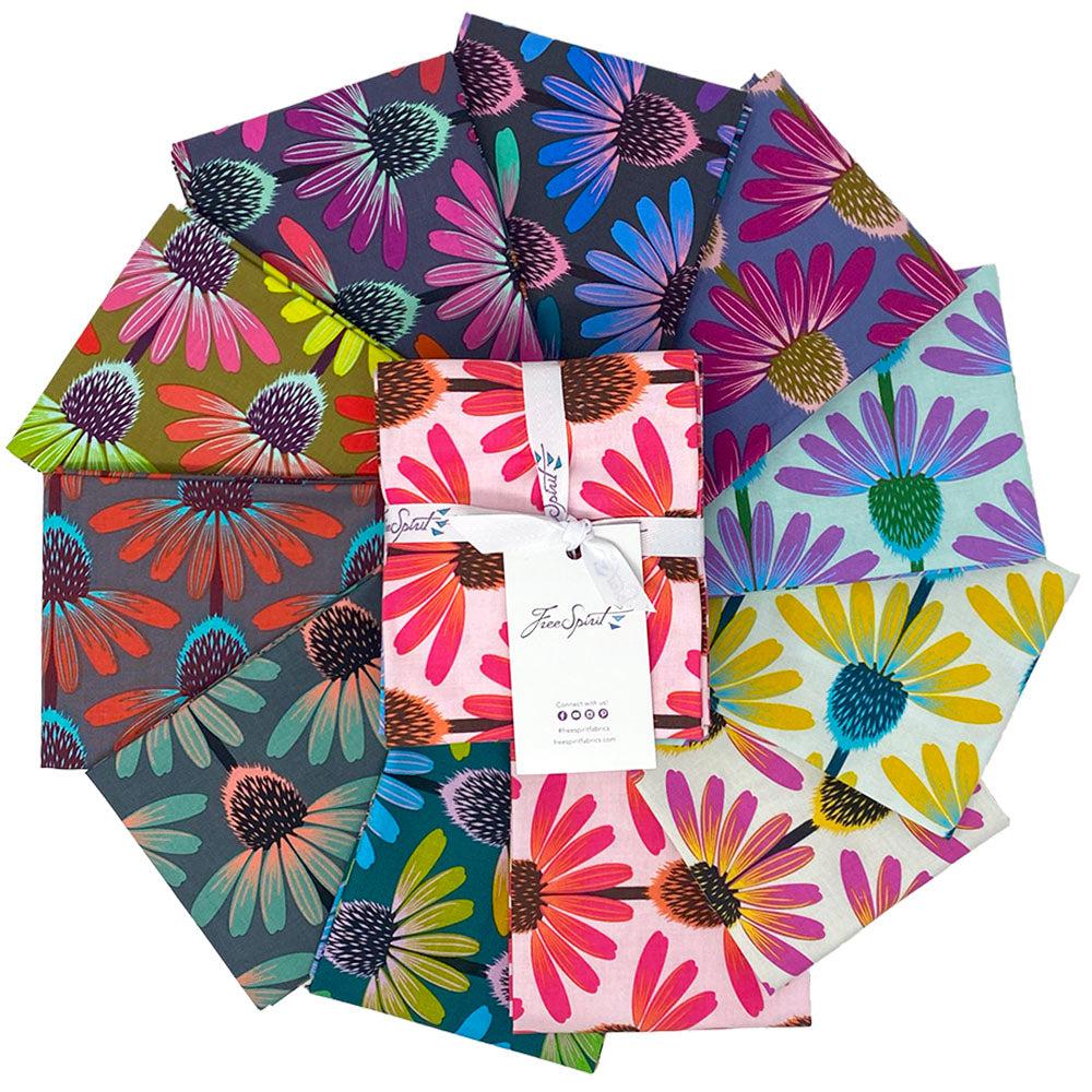 Echinacea Fat Quarter Bundle-Free Spirit Fabrics-My Favorite Quilt Store