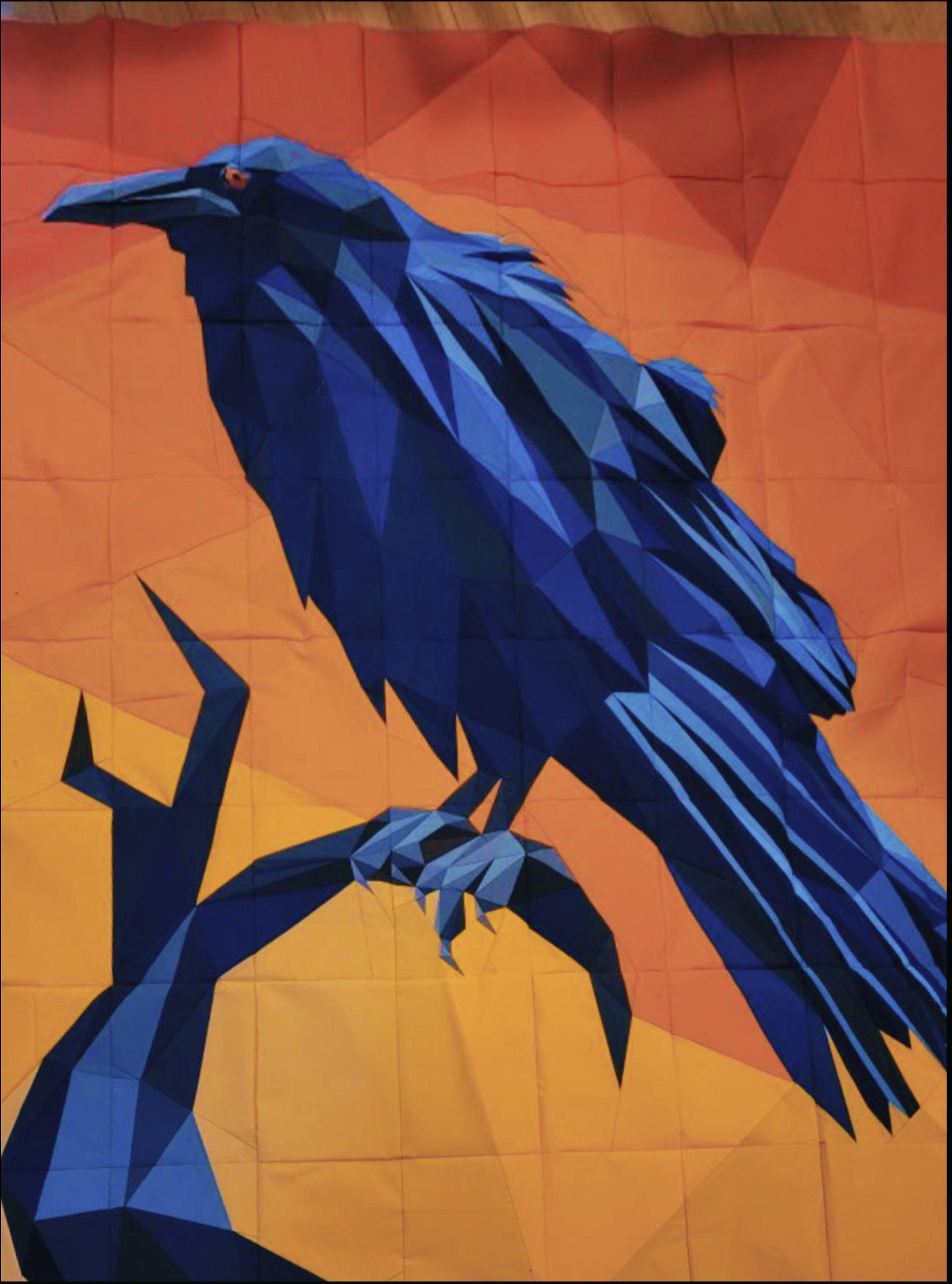 Edgar the Raven Pattern-Legit Kits-My Favorite Quilt Store