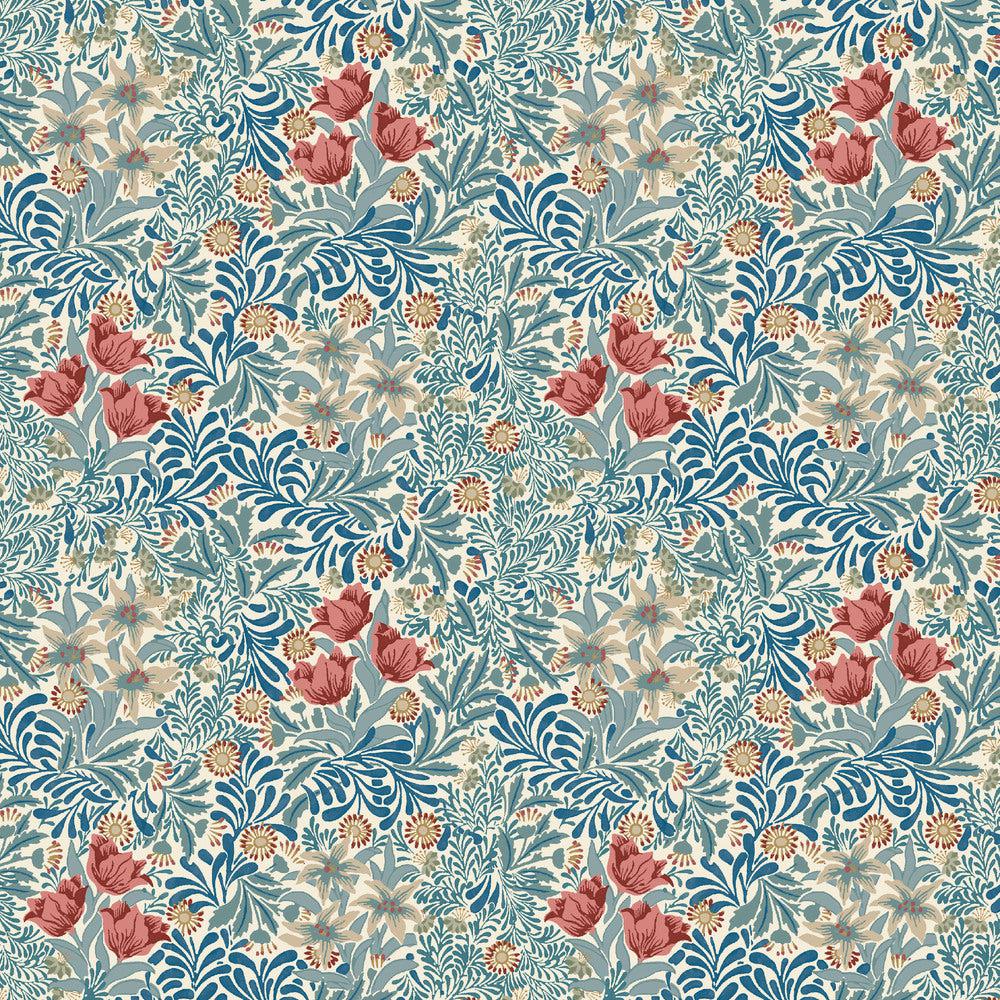 Emery Walker Indigo Bower Fabric-Free Spirit Fabrics-My Favorite Quilt Store