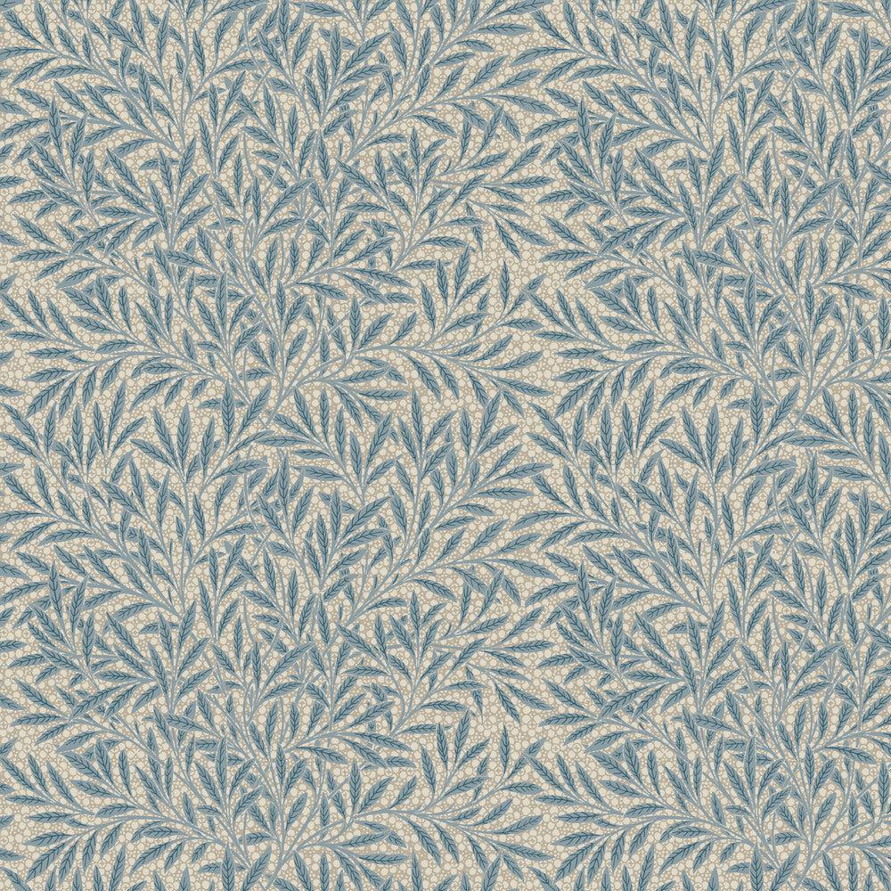 Emery Walker Woad Blue Emery's Willow Fabric-Free Spirit Fabrics-My Favorite Quilt Store