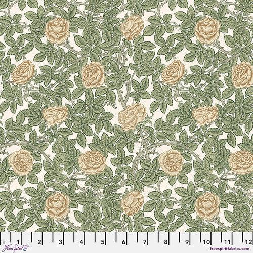 Emery Walker's House Leafy Rambling Rose Fabric-Free Spirit Fabrics-My Favorite Quilt Store