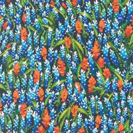 Enchanted Dreamscapes Multi Wildflower Fields Fabric