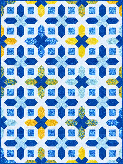 Enchanted Tiles Quilt Pattern - Free Pattern Download-Robert Kaufman-My Favorite Quilt Store