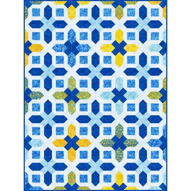 Enchanted Tiles Quilt Pattern - Free Pattern Download-Robert Kaufman-My Favorite Quilt Store