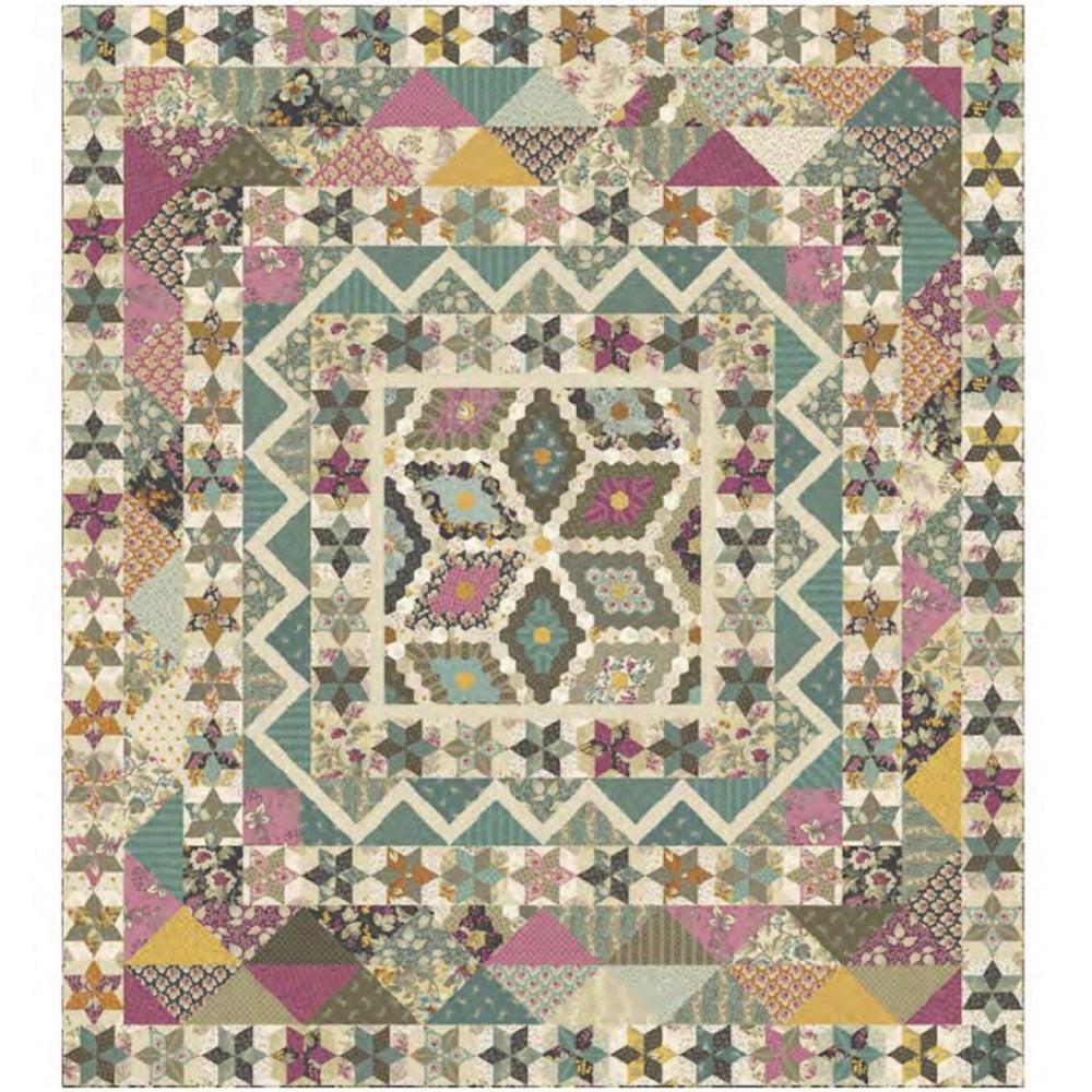 English Garden Cheater Quilt Kit-Andover-My Favorite Quilt Store