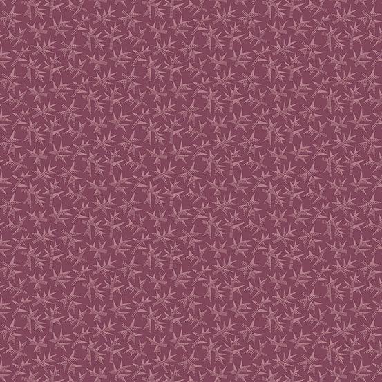 English Garden Raspberry Pudding Roots Fabric-Andover-My Favorite Quilt Store