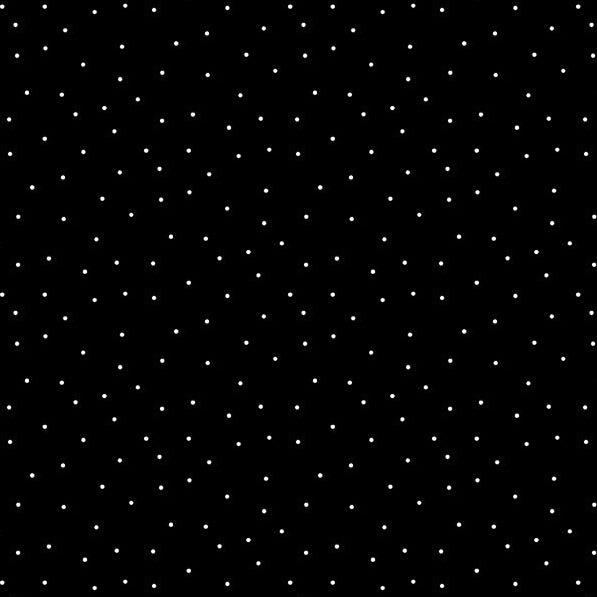 Essentials Pindots Black Dot Fabric-Wilmington Prints-My Favorite Quilt Store