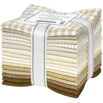 Essex Collection Warm Neutrals Colorstory Fat Quarter Bundle-Robert Kaufman-My Favorite Quilt Store