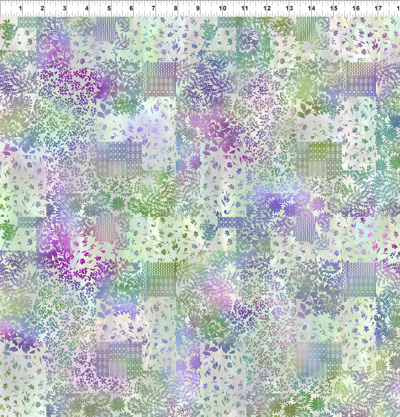 Ethereal Magenta Patchwork Fabric-In The Beginning Fabrics-My Favorite Quilt Store