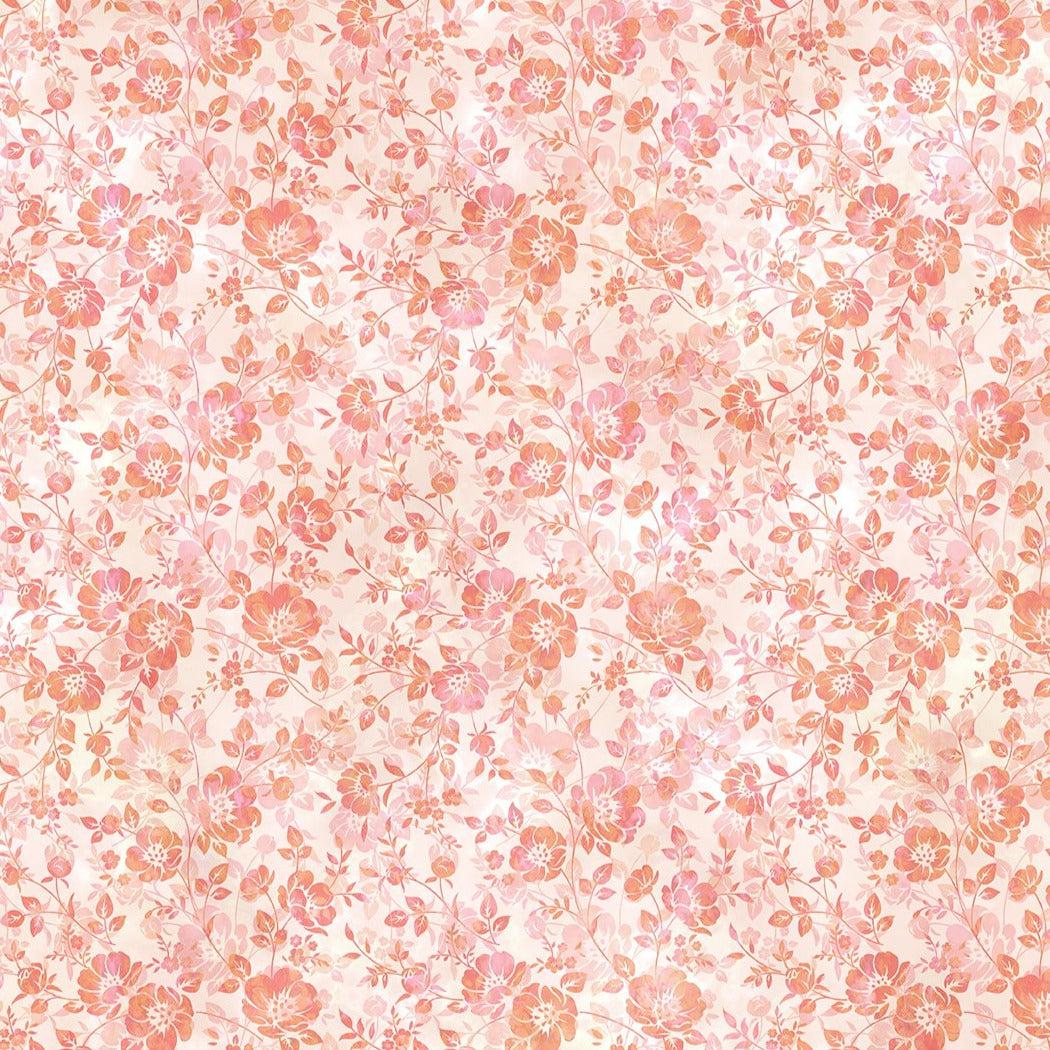 Ethereal Red Small Packed Floral Print Fabric-In The Beginning Fabrics-My Favorite Quilt Store