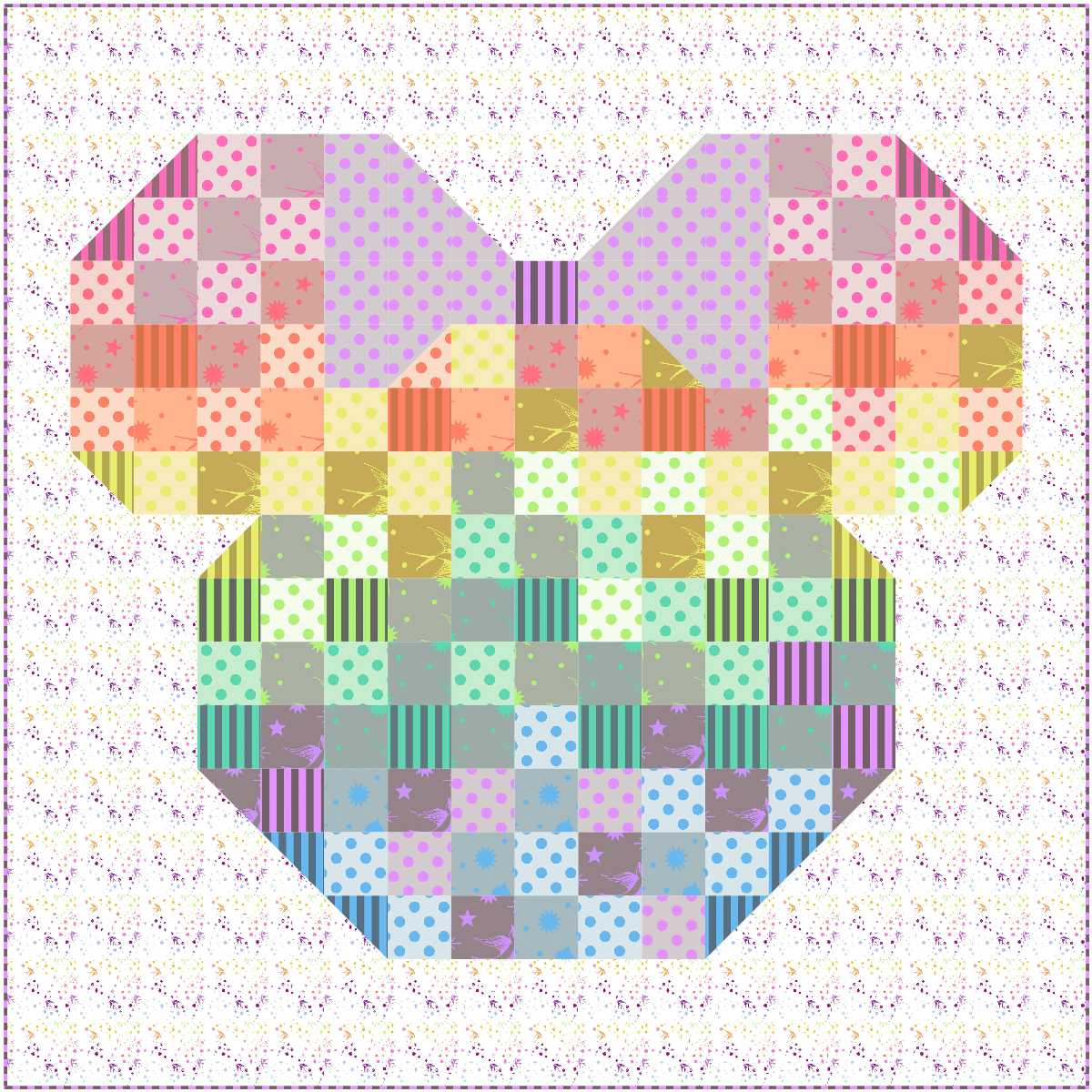 Everglow Take Me To The Magic with Bow Quilt Kit