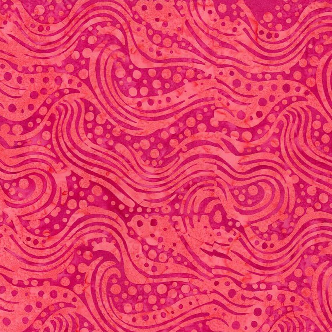 Expressions Geometric Splash Tulip Time Dots and Swirls Batik Fabric