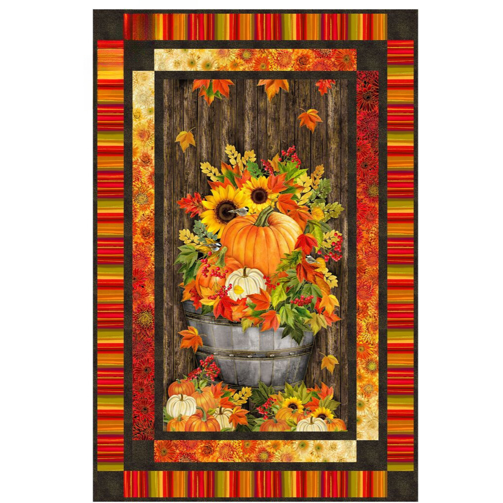 Fall Is In The Air Fall Inclination Quilt Kit-Timeless Treasures-My Favorite Quilt Store