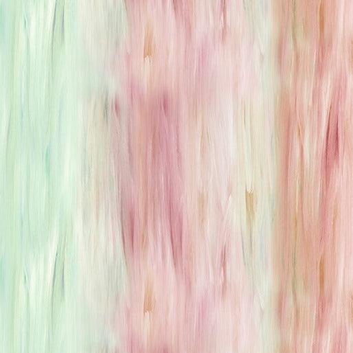 Fancy Flutter Dusty Rose Paint Stripe Fabric-Hoffman Fabrics-My Favorite Quilt Store